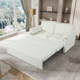 Convertible Pull Out Sofa Bed Queen Size, 3-in-1 Convertible Sleeper Couch with Thicked Cushions and W3163P269692