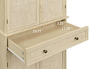 ZUN 4 Door Cabinet with 1 Drawer, with 4 Adjustable Inner Shelves, Storage Cabinet W68894703