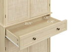 ZUN 4 Door Cabinet with 1 Drawer, with 4 Adjustable Inner Shelves, Storage Cabinet W68894703