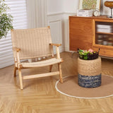 (SKU06286439Ottoman Poof, Natural Seagrass Poufs, Hand Weave Round Footstool, Pouffe Accent 05943599