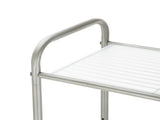 Over-the-Toilet 3-Shelf Steel Storage Unit with Liners, Satin Nickel 01678212