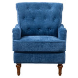 Accent Chair With Comfy Chenille Club Fabric,Comfy Upholstered Living Room Arm Chair,Springs W3042P262910