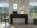 Black Wengue 1-Drawer Computer Desk B06280446