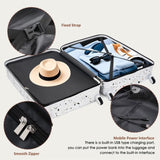 Luggage Set of 3, 20-inch with USB Port, Airline Certified Carry-on , ABSPC Hard Shell N726P264892W