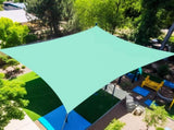 12'X16' Turquoise HDPE sunshade sail 04394210