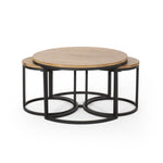 ZUN COFFEE TABLE SET 67141.00ANTBLK