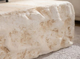 MgO Mid-Century Round Centre Table Vintage Faux Stone Sofa Pre-Modern Tables Beige W3081P344023