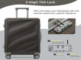 Luggage Set 3 Piece, Lightweight Durable ABS Suitcases with Spinner Wheels and TSA Lock, Carry-on & 23497662