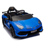 ZUN 12V Kids Ride On Car W/Parents Remote Control,Licensed Lamborghini Aventador Xago,Hydraulic pressure W1396P184348