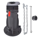 12" to 16" Adjustable Cushioned 5th Wheel to Gooseneck Adapter C5G1216 20000 Lbs with Safety Chain 94192276
