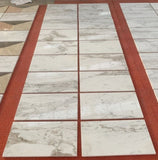 12*24 White marble, natural marble, for wall and floor, polished marble tile, natural stone W1696P262331