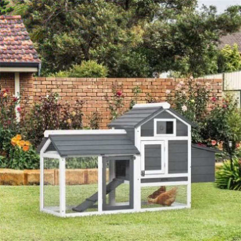 ZUN Wooden Chicken Coop （Prohibited by WalMart） 69314430