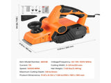 Hand Planer with 3-1/4" Planing Width, 1/8" Depth, Adjustable Knob, Chamfering 14516077