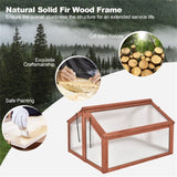 Box Garden Wooden Greenhouse 35.5" x 31.5" x 23.0" 73859462