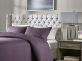 Upholstery Headboard Grey Queen B03548787