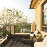 27pcs Wood Interlocking Deck Tiles 11.8"x11.8", Waterproof Flooring Tiles for Indoor and Outdoor, 34814448