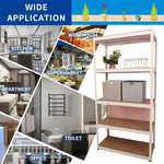 ZUN Storage Shelves - 5 Tier Adjustable Garage Storage Shelving, Heavy Duty Metal Storage Utility Rack 73980033