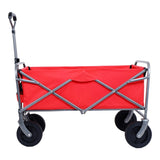 Collapsible Wagon Cart Foldable,Wagons Carts Foldable with Wheels with Drink Holders,for W321P269222