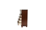 Dark Cherry 1pc Chest Of Drawers Storage Bedroom Furniture Traditional Style Chest B011P238669
