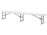 6FT Outdoor Courtyard Foldable Bench 29812192