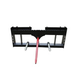 42" Pallet Forks Hay Spear Trailer Hitch for Skid Steer Attachments W1377P146808