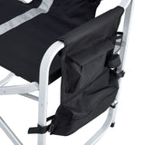 1-piece Padded Folding Outdoor Chair with Side Table and Storage Pockets,Lightweight Oversized W24172215