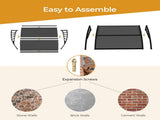Awning for Door Entrance with Drainage Sink, 40x48 Inch Window Canopy Exterior, UV Rain Snow 21091957