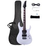 Novice Entry Level 170 Electric Guitar HSH Pickup Bag Strap Paddle Rocker Cable Wrench Tool White 44571807