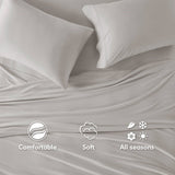 Cotton Blend Jersey Knit All Season Sheet Set King B035P294164