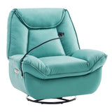 Oversized Power Recliner Chair,270&degSwivel Glider Recliner for Nursery, Electric Recliner Sofa 91412667