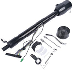 ZUN Street Hot Rod 30" Black Steering Column Tilt Auto Floor Shift w/ Adapter No Key 86332181