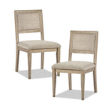 ZUN Armless Dining Chair Set of 2 B03548413