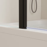 43 in. W * 58 in. H Rise and down rotation shaft door one fixed and one rotation shaft Shower Doors W2965P277734