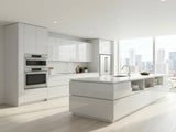 3/4 in. x 48 in. x 9 ft. Square Edge High Gloss Piano White Decorative MDF Boards B2763P495769