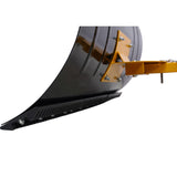 Snow Shovel with Wheels, Snow Pusher, Cushioned Adjustable Angle Handle Snow Removal Tool, 29" 41813238