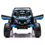 ZUN 12V Ride On Car with Remote Control,UTV ride on for kid,3-Point Safety Harness, Music Player W1396126989