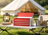 8.6-Inch Portable Metal Tool Box with 3 Drawers, Tool Chest with Ball Bearing Slides & EVA Liners 34654515