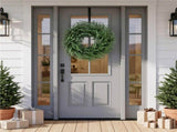 26 Inch Artificial Christmas Wreath with Natural Vine Base, Green 95160947