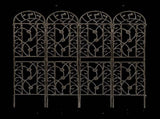 4 Pack Metal Garden Trellis 86.7" x 19.7" Rustproof Trellis for Climbing Plants Outdoor Flower W1586P243845