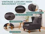 Coffee Table & Armchair Set,Vintage Luxury Style, a high-back reading chair & a 49008608