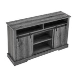 ZUN TV Stand for 65 Inch TV, Entertainment Center with Storage Cabinets and Sliding Barn Door, Mid W1781P268266