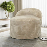Convertible Memory Foam Bean Bag Chair, 2-in-1 Sofa Chair, Beige B2741P330119