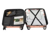 Vertical pattern four-in-one universal wheel with handle trolley case 16in 20in 24in 28in ABS 90721976