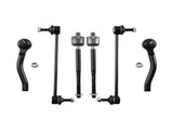 8pc Front Lower Control Arms Tie Rods Sway Bar Links fit for Nissan Versa Note Micra 30437170