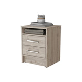 Philadelphia Nightstand, Two Drawers, Concealed Shelf B128P148785