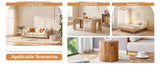 The cylindrical table with its patterned design can be easily integrated into a variety of interior W1151P200298
