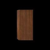 CC0414S305 Striped Walnut Bathroom Floating Side Cabinet, Wall-mounted Storage Cabinet for Small W1865132400