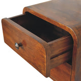 Artisan Furniture Solid Wood Floating Mini Chestnut nightstand B182P280789