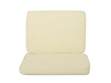 CAROLINA CLUB CHAIR CUSHION SET, BACK CUSHION AND SEAT CUSHION, CREAM, SET OF 2 N775P270212C