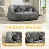 ZUN COOLMORE Bean Bag sofa Lazy Sofa Durable Comfort Lounger High Back Bean Bag Chair Couch for Adults W395P199620